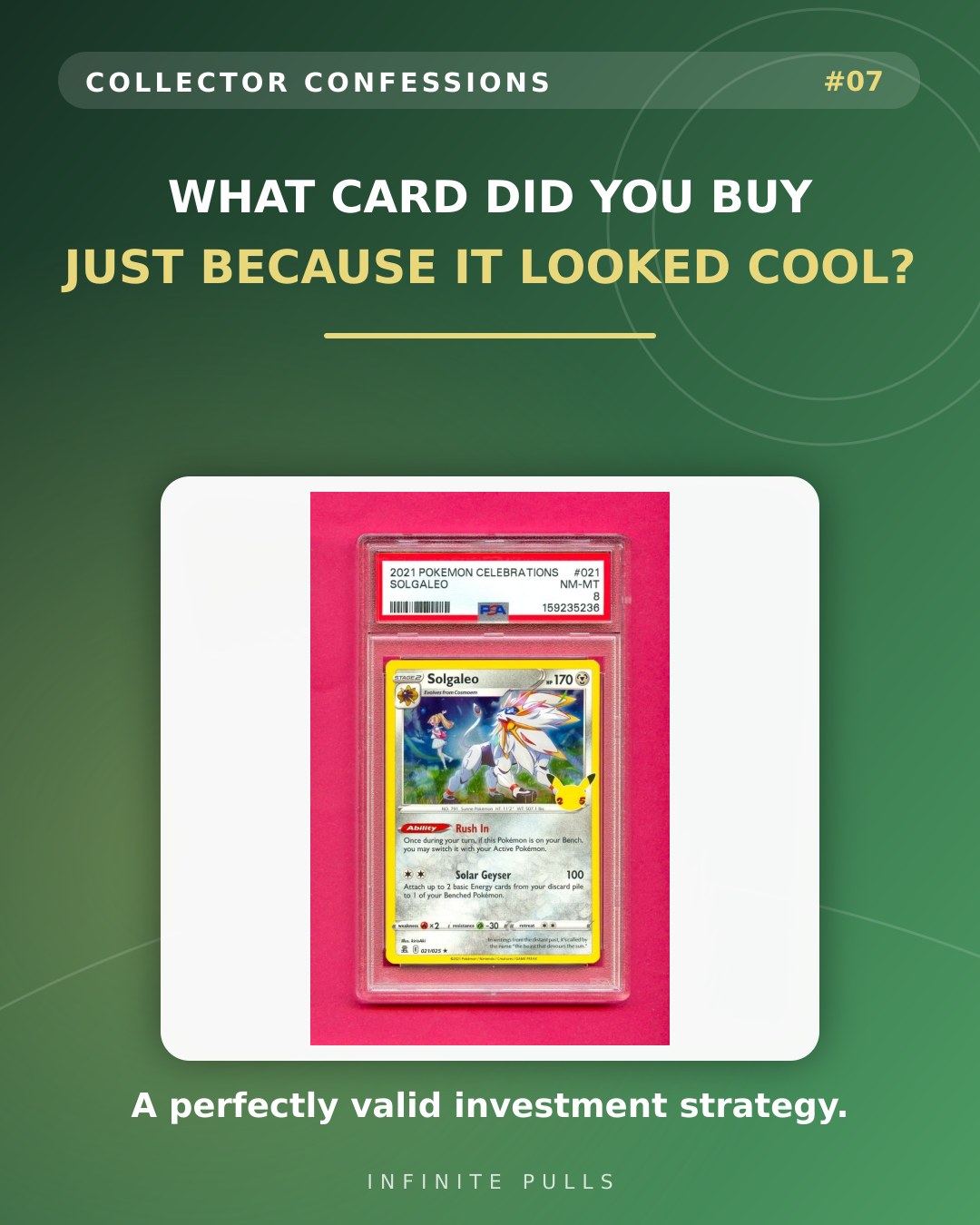 CollectorConfessions on Infinite Pulls