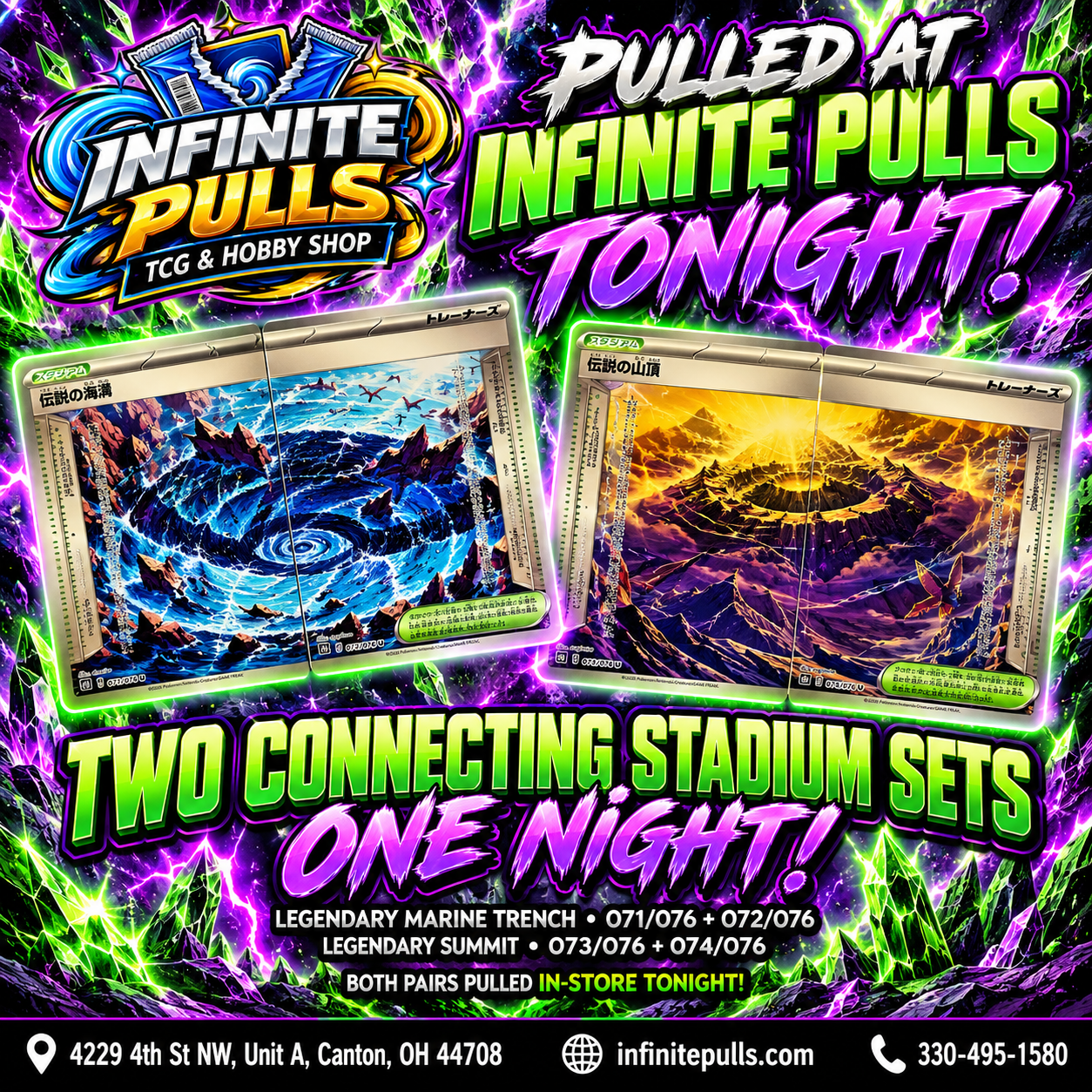 Two Connecting Stadium Sets, one lucky customer!!