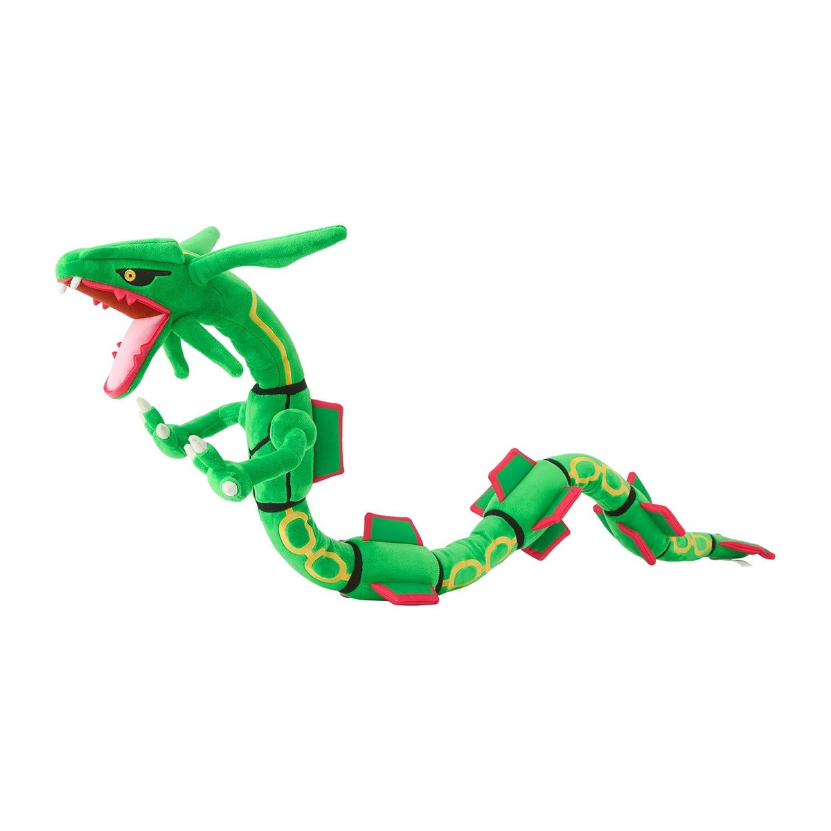 Rayquaza became a long bendy plush you can wrap and pose. It was part of Pokémon Center Japan’s 2025 collection for noodly Pokémon. Of course the sky dragon ended up functioning like a fuzzy twist tie.