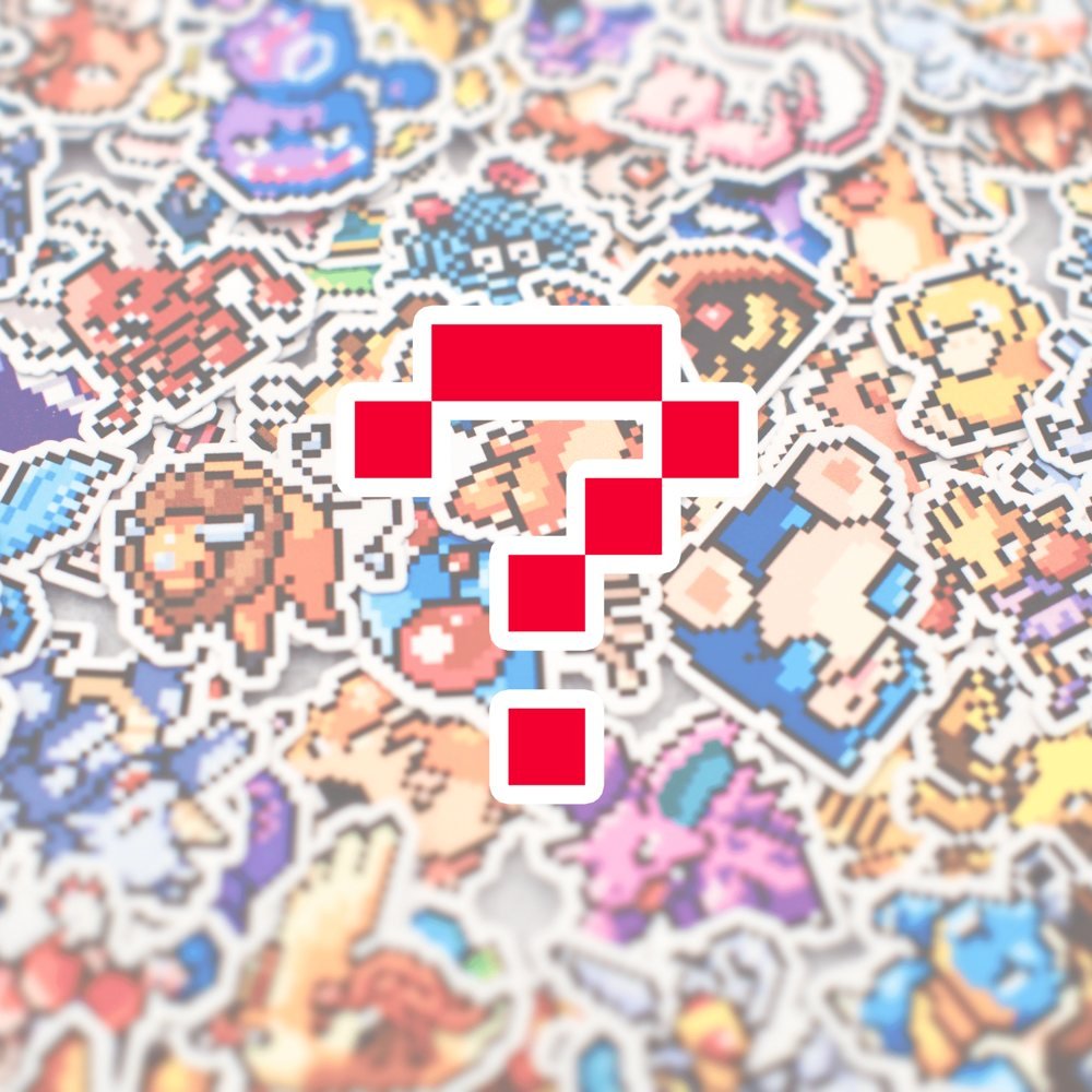 Pixel Pokemon Mystery Sticker Pack

Calamori packages surprise selections of its physical pixel Pokémon stickers as a mystery pack. I would absolutely open it and immediately negotiate with the duplicates.