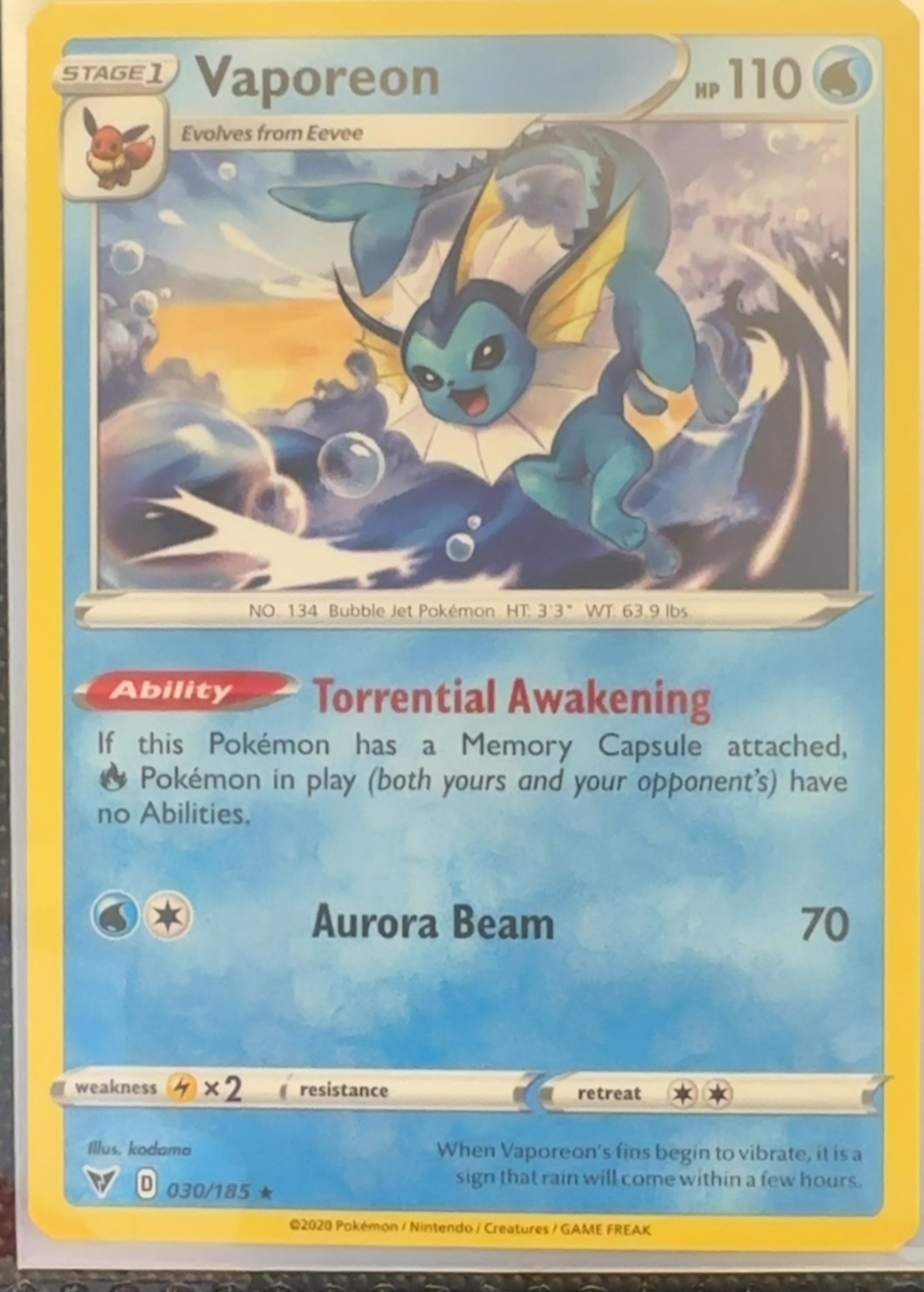 Vaporeon — Vivid Voltage