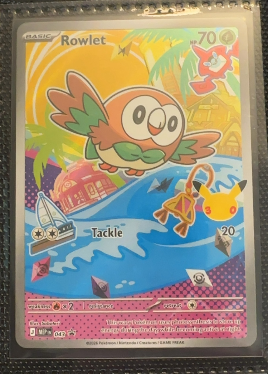 Rowlet — MEP Black Star Promos