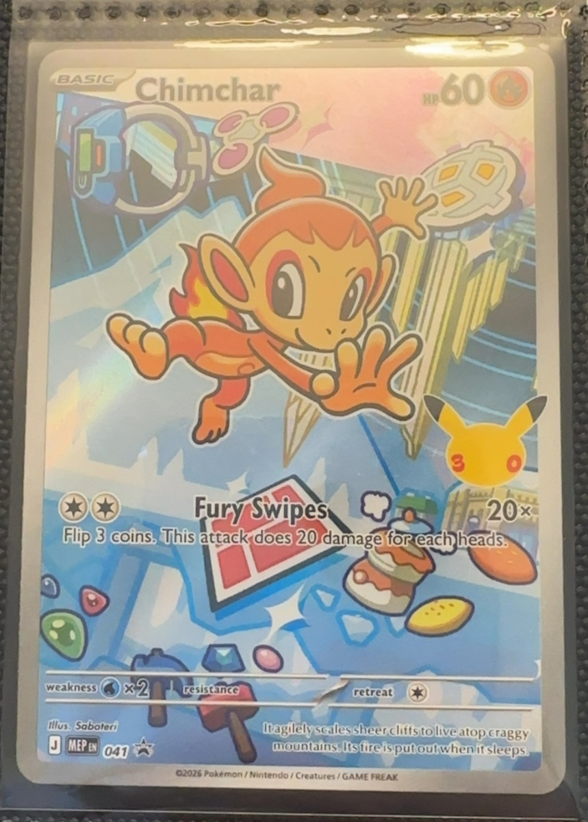 Chimchar — MEP Black Star Promos
