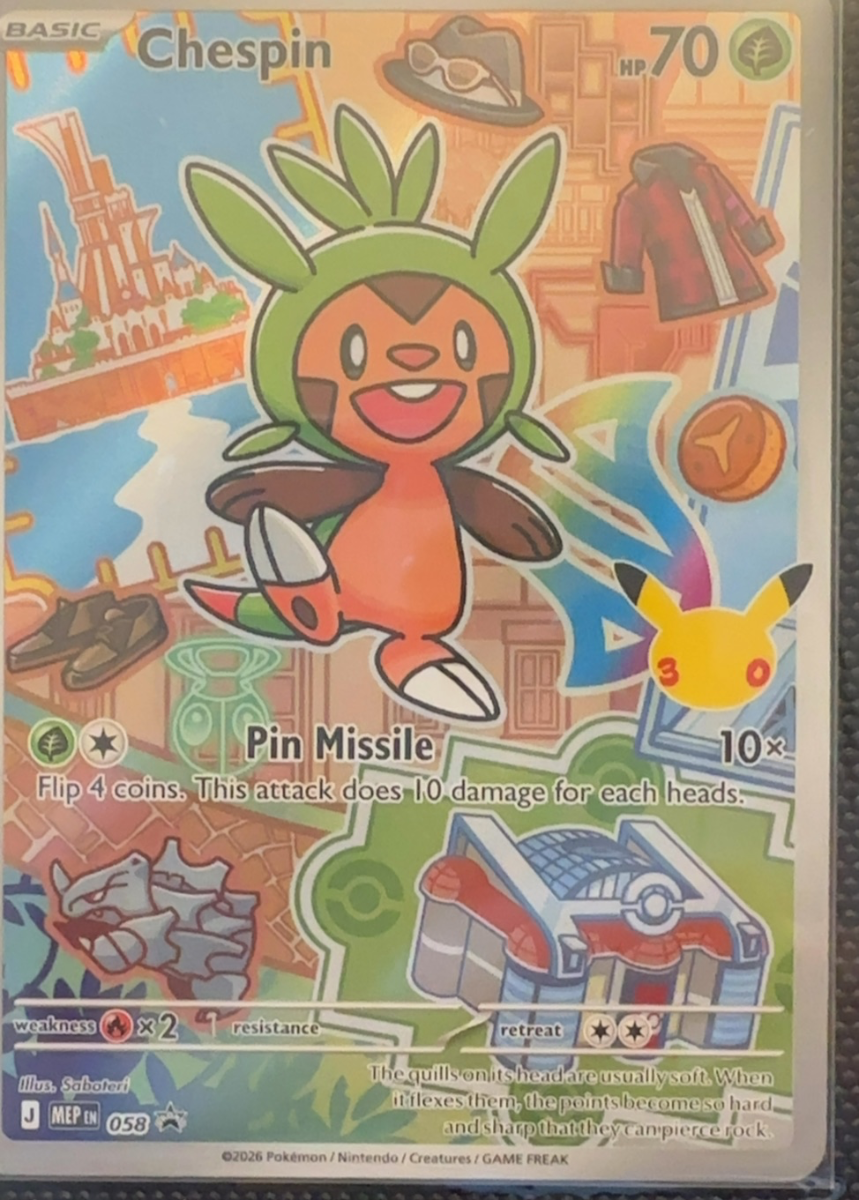 Chespin — MEP Black Star Promos