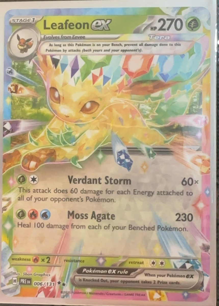 Leafeon ex — Prismatic Evolutions