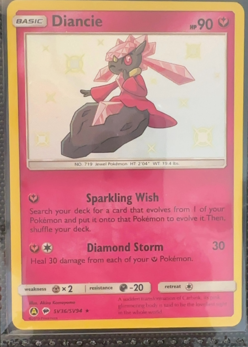 Diancie — Hidden Fates Shiny Vault