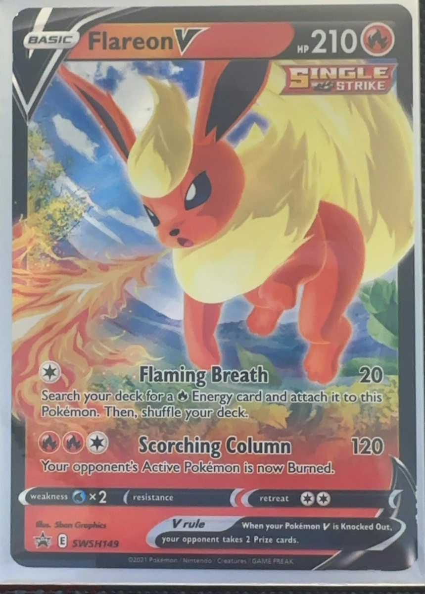 Flareon V — SWSH Black Star Promos