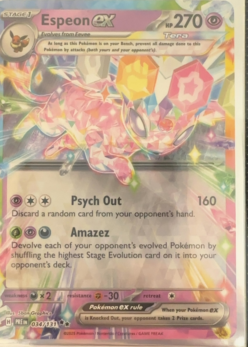 Espeon ex — Prismatic Evolutions