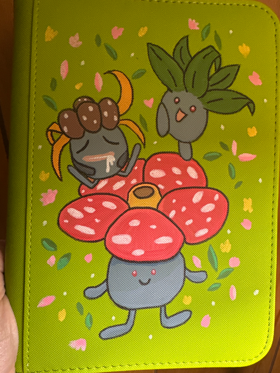 Most recently painted binder… for our fans of the OG Oddish line 🌿✨