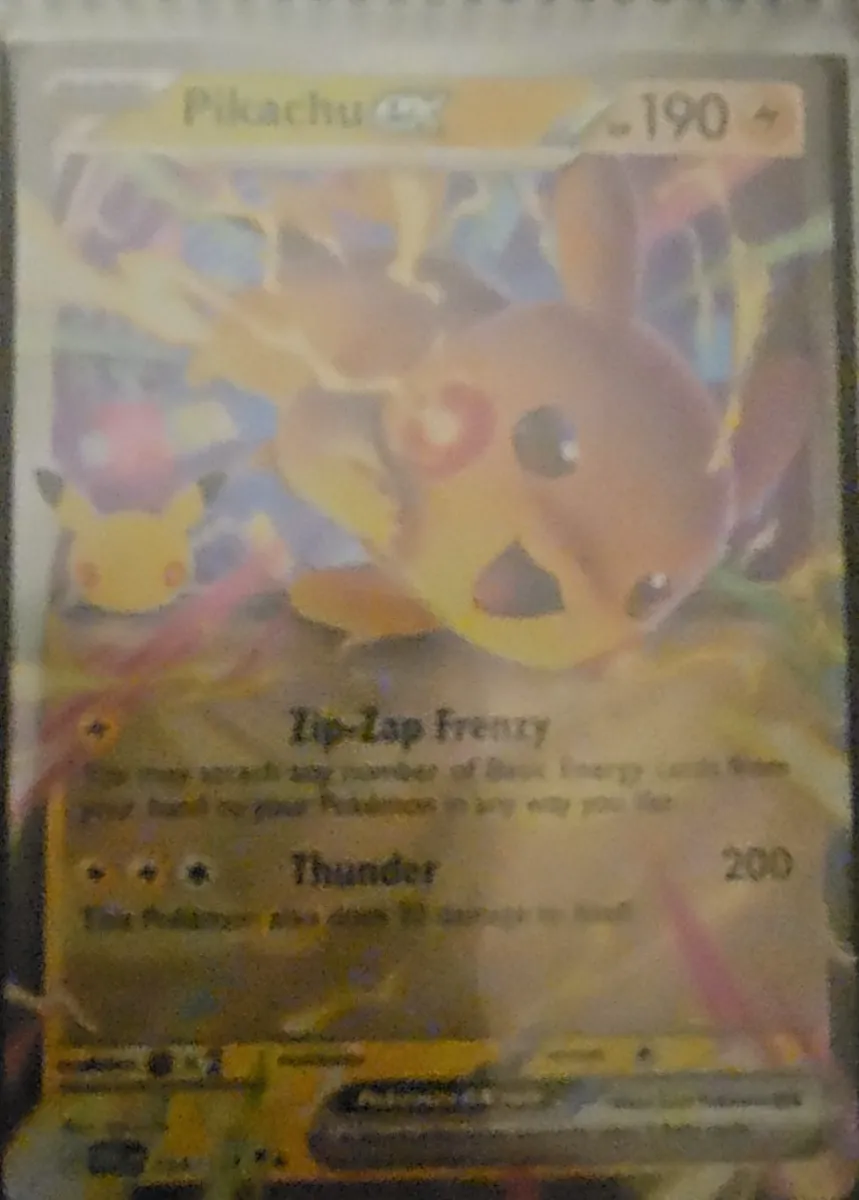 Pikachu ex — 30th Celebration